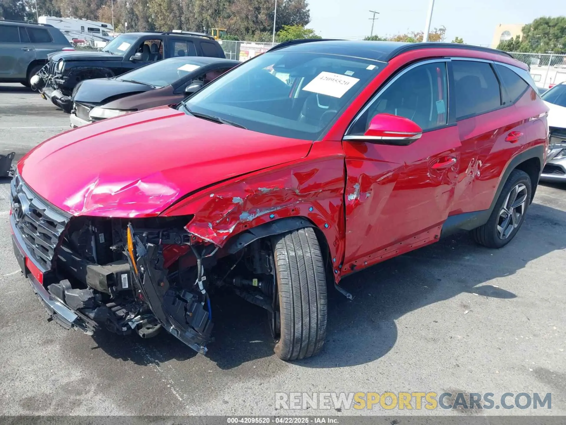2 Photograph of a damaged car 5NMJECAE6PH225180 HYUNDAI TUCSON 2023