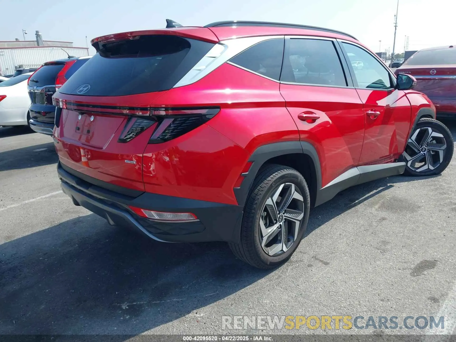 4 Photograph of a damaged car 5NMJECAE6PH225180 HYUNDAI TUCSON 2023