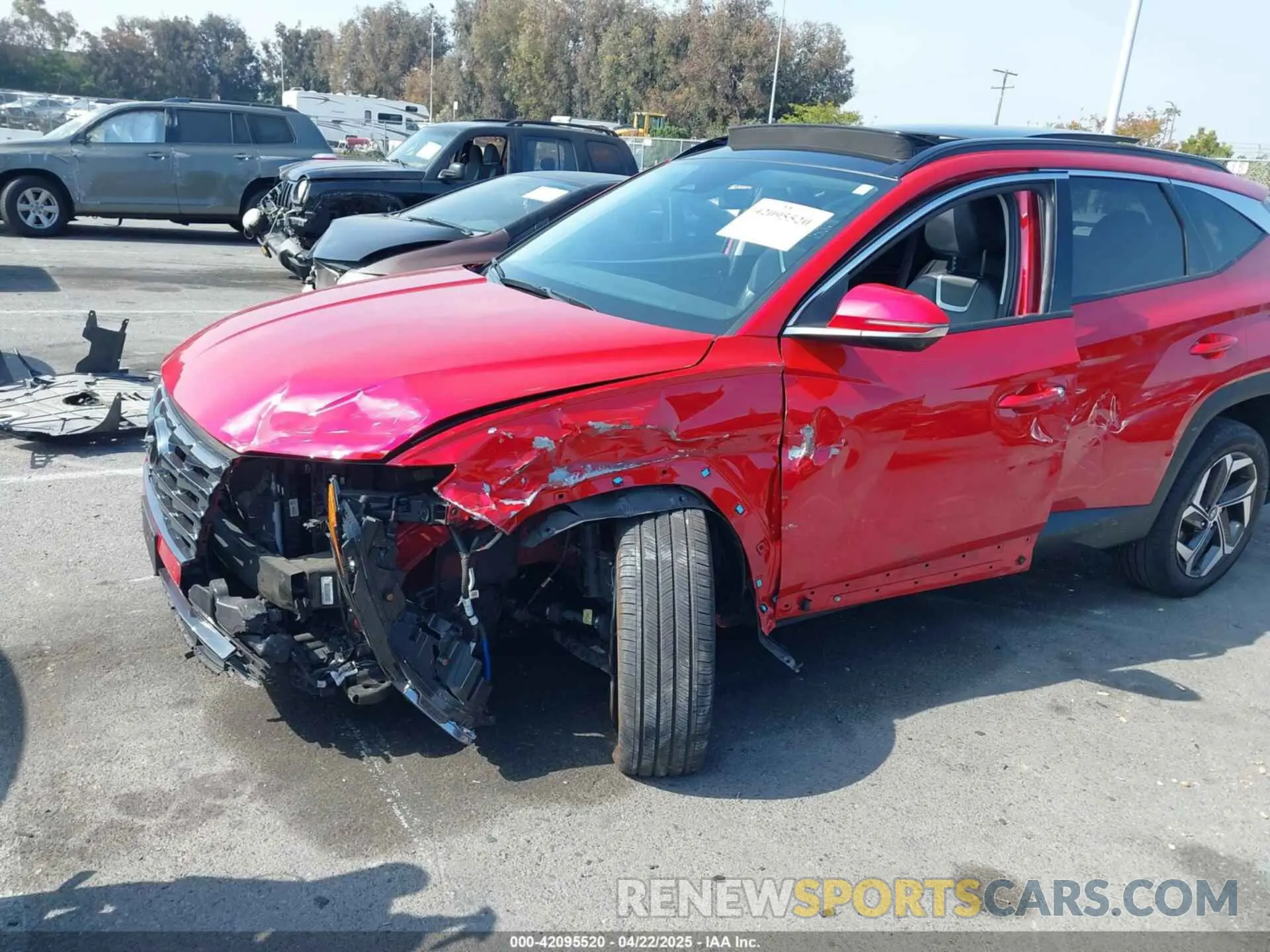 6 Photograph of a damaged car 5NMJECAE6PH225180 HYUNDAI TUCSON 2023