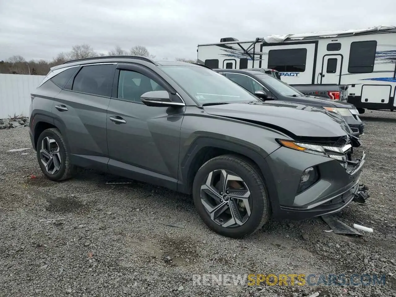 4 Photograph of a damaged car 5NMJECAE7PH237810 HYUNDAI TUCSON 2023