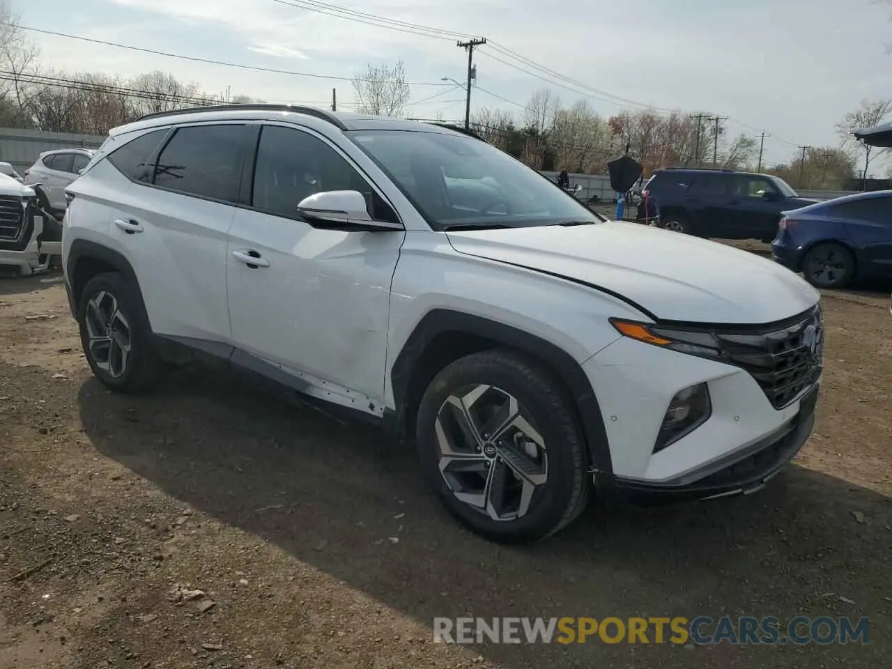 4 Photograph of a damaged car 5NMJECAE8PH247472 HYUNDAI TUCSON 2023