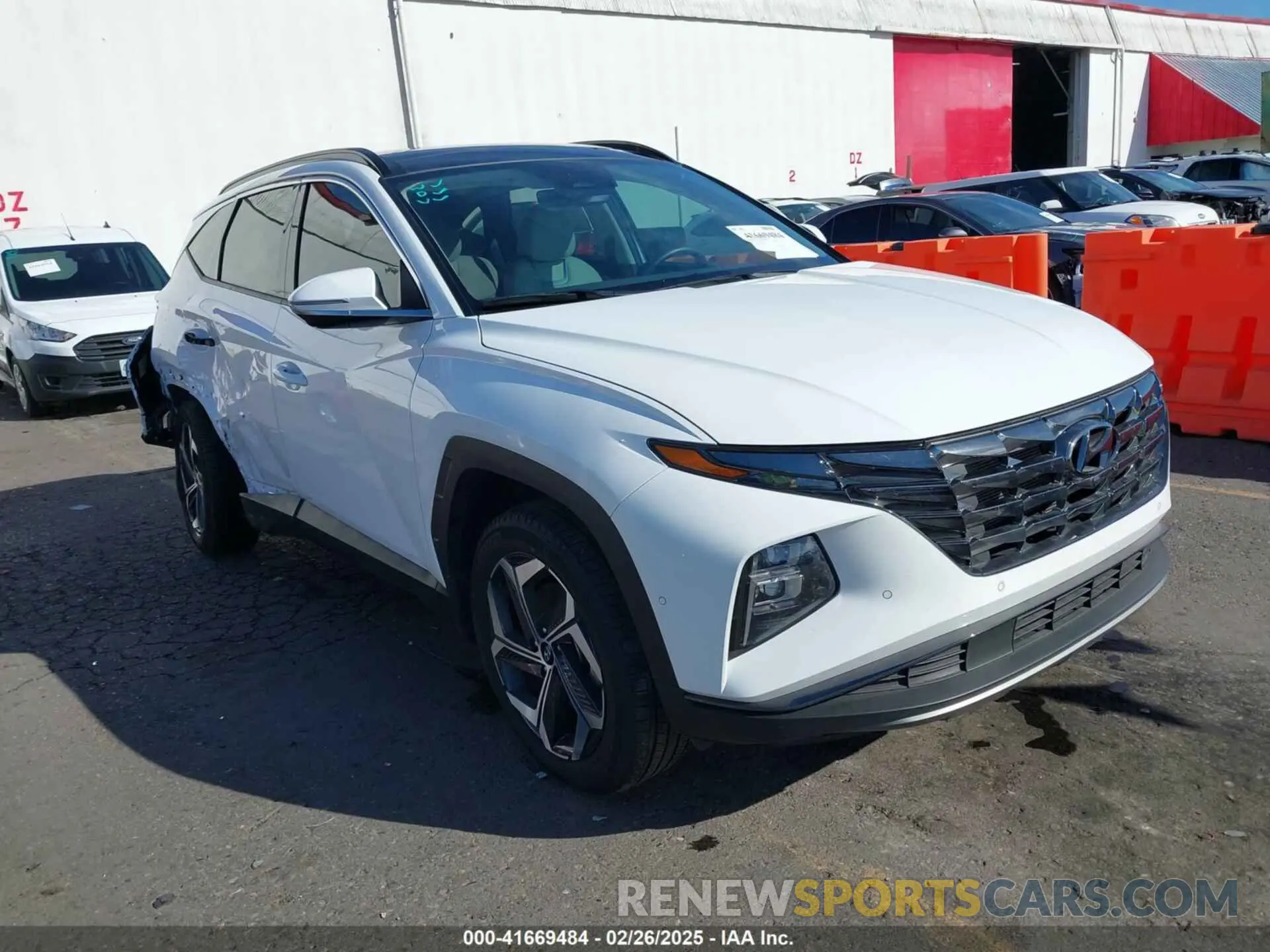 1 Photograph of a damaged car 5NMJECAE8PH267639 HYUNDAI TUCSON 2023
