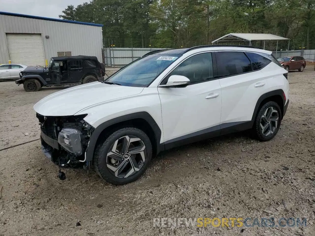1 Photograph of a damaged car 5NMJECAE9PH219342 HYUNDAI TUCSON 2023