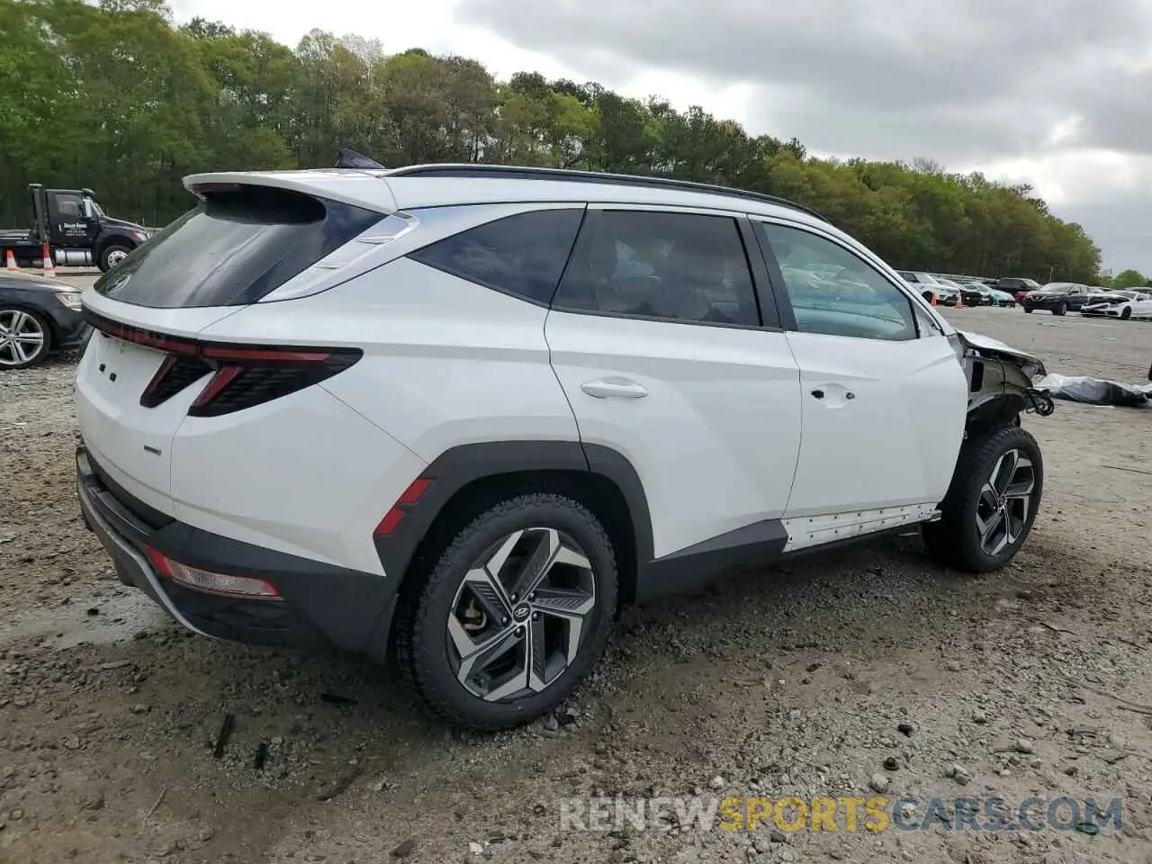 3 Photograph of a damaged car 5NMJECAE9PH219342 HYUNDAI TUCSON 2023