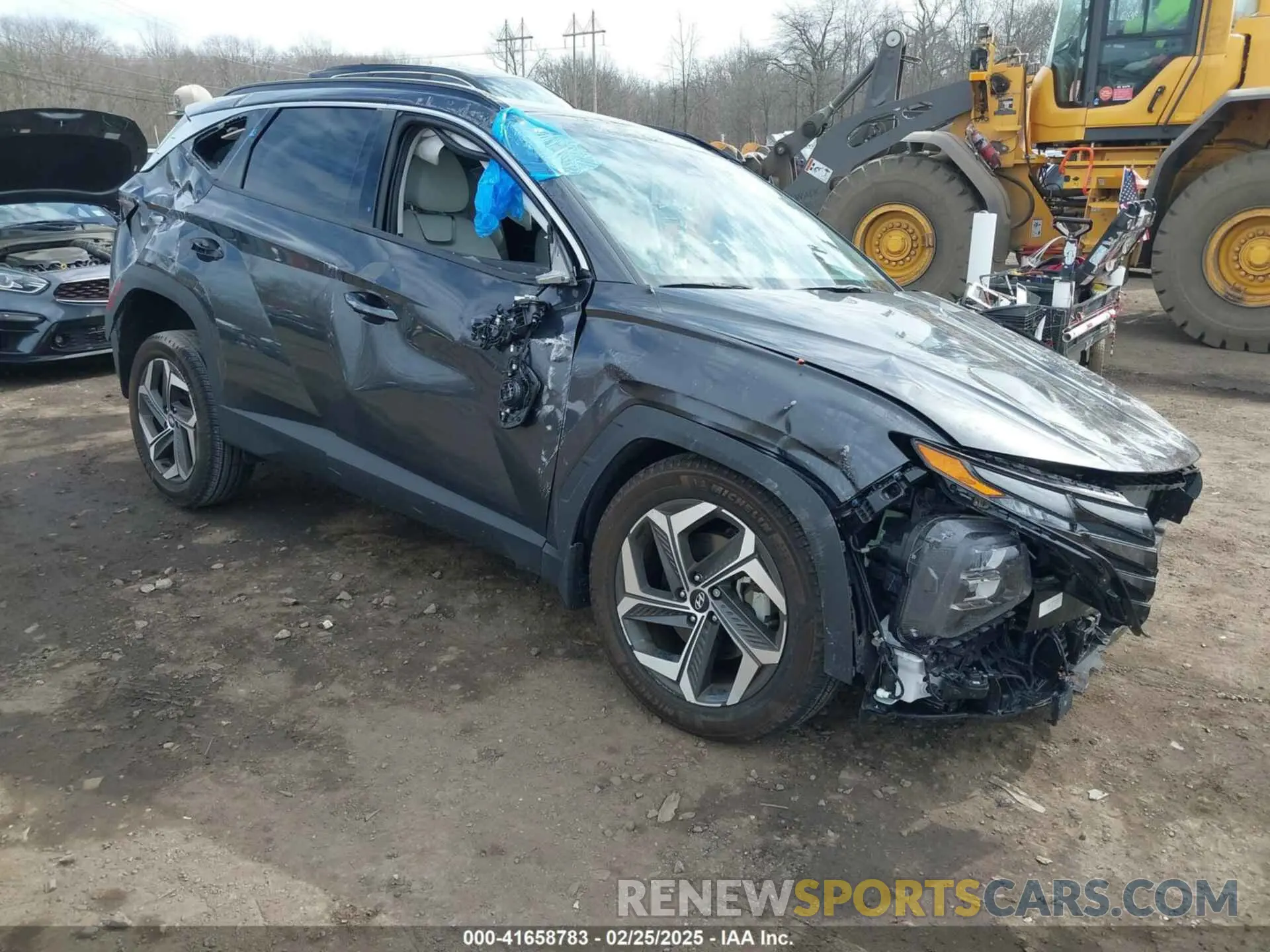 1 Photograph of a damaged car 5NMJECAEXPH166392 HYUNDAI TUCSON 2023