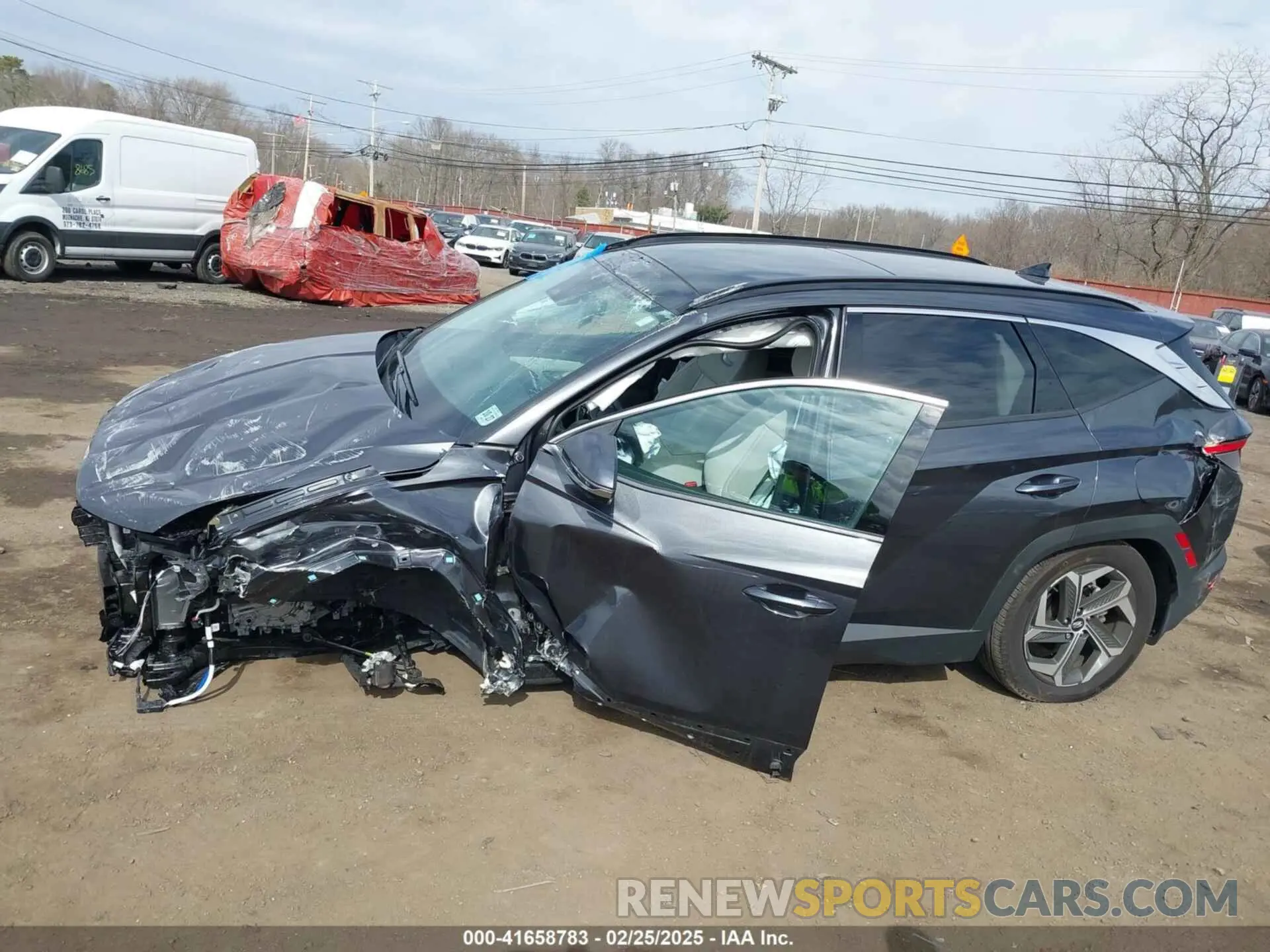 14 Photograph of a damaged car 5NMJECAEXPH166392 HYUNDAI TUCSON 2023