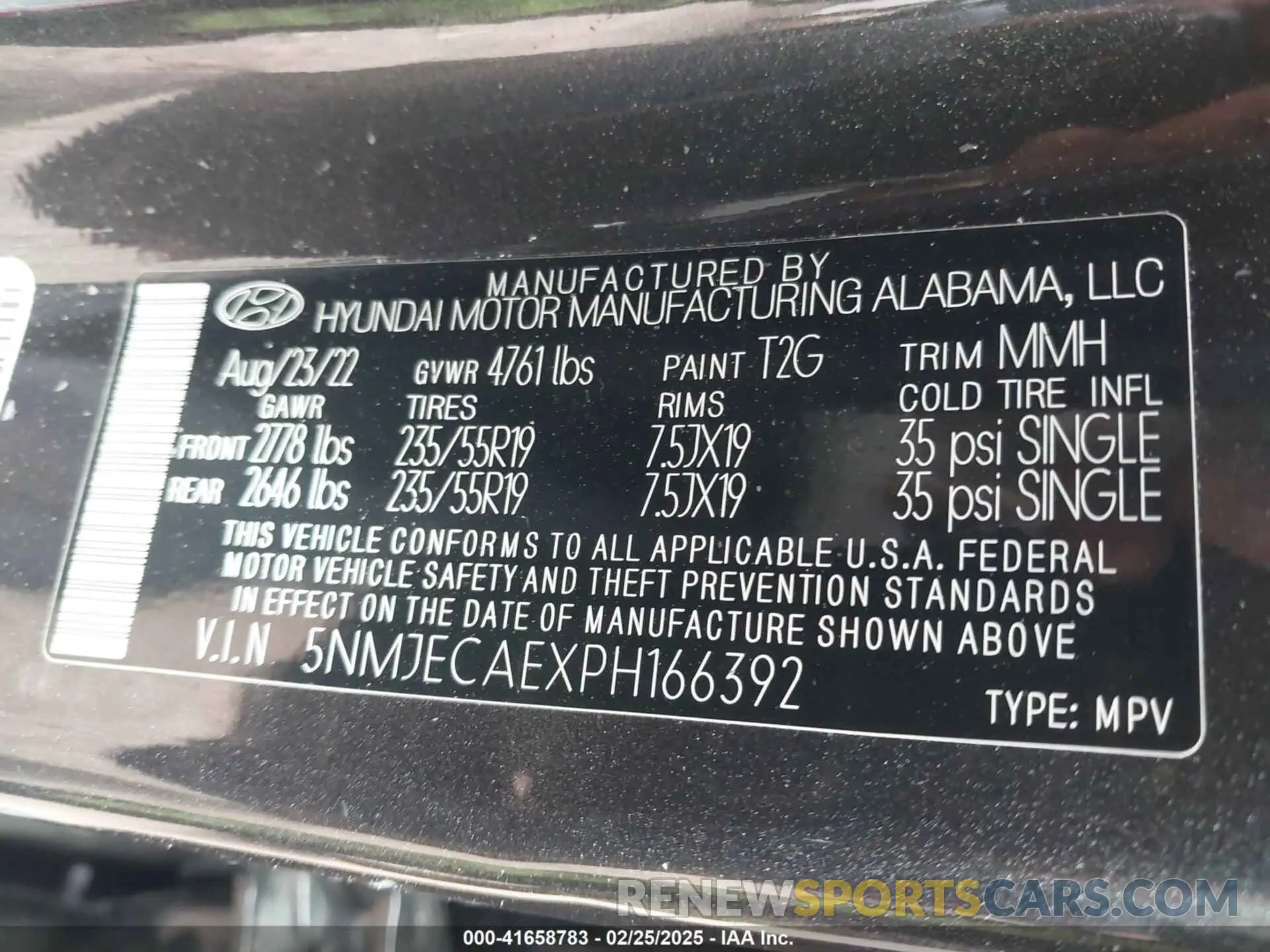 9 Photograph of a damaged car 5NMJECAEXPH166392 HYUNDAI TUCSON 2023