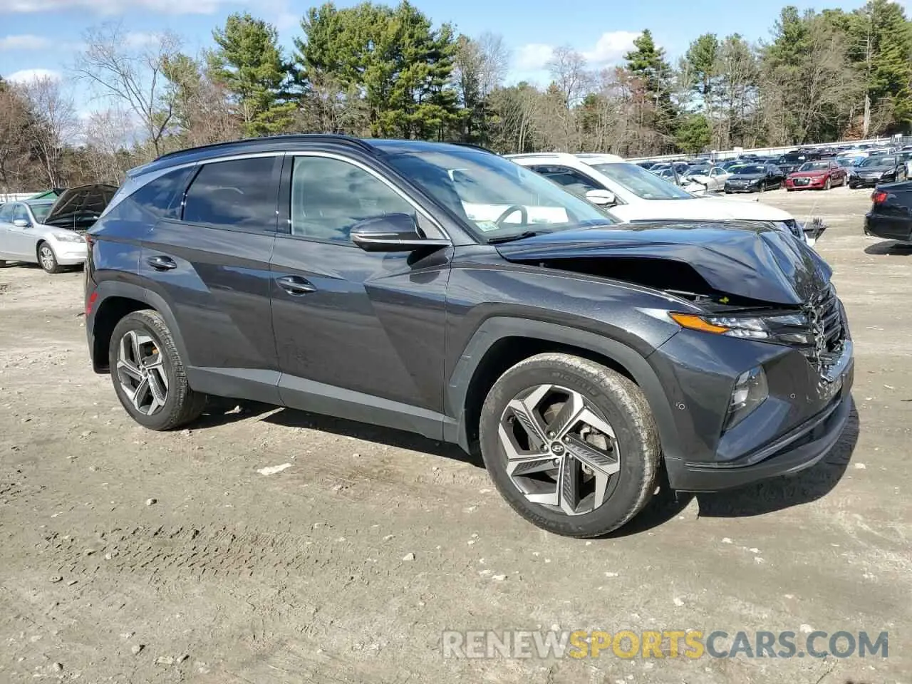 4 Photograph of a damaged car 5NMJECAEXPH218832 HYUNDAI TUCSON 2023