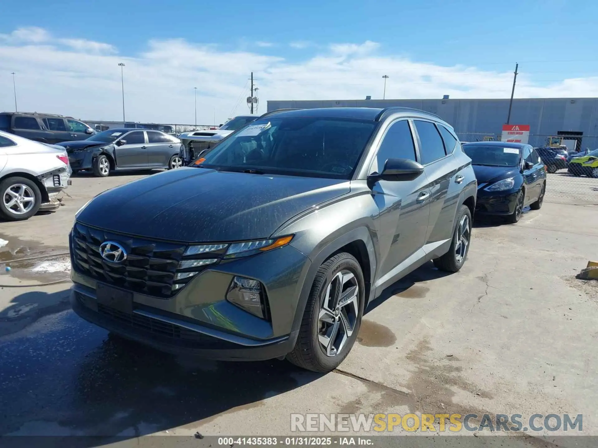 2 Photograph of a damaged car 5NMJF3AE0PH237189 HYUNDAI TUCSON 2023