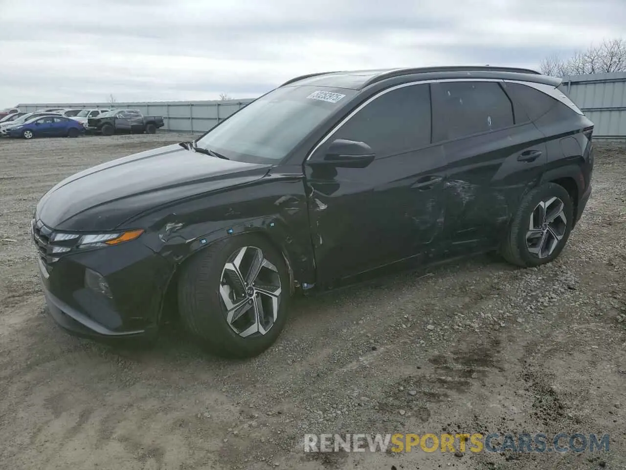 1 Photograph of a damaged car 5NMJF3AE0PH283234 HYUNDAI TUCSON 2023