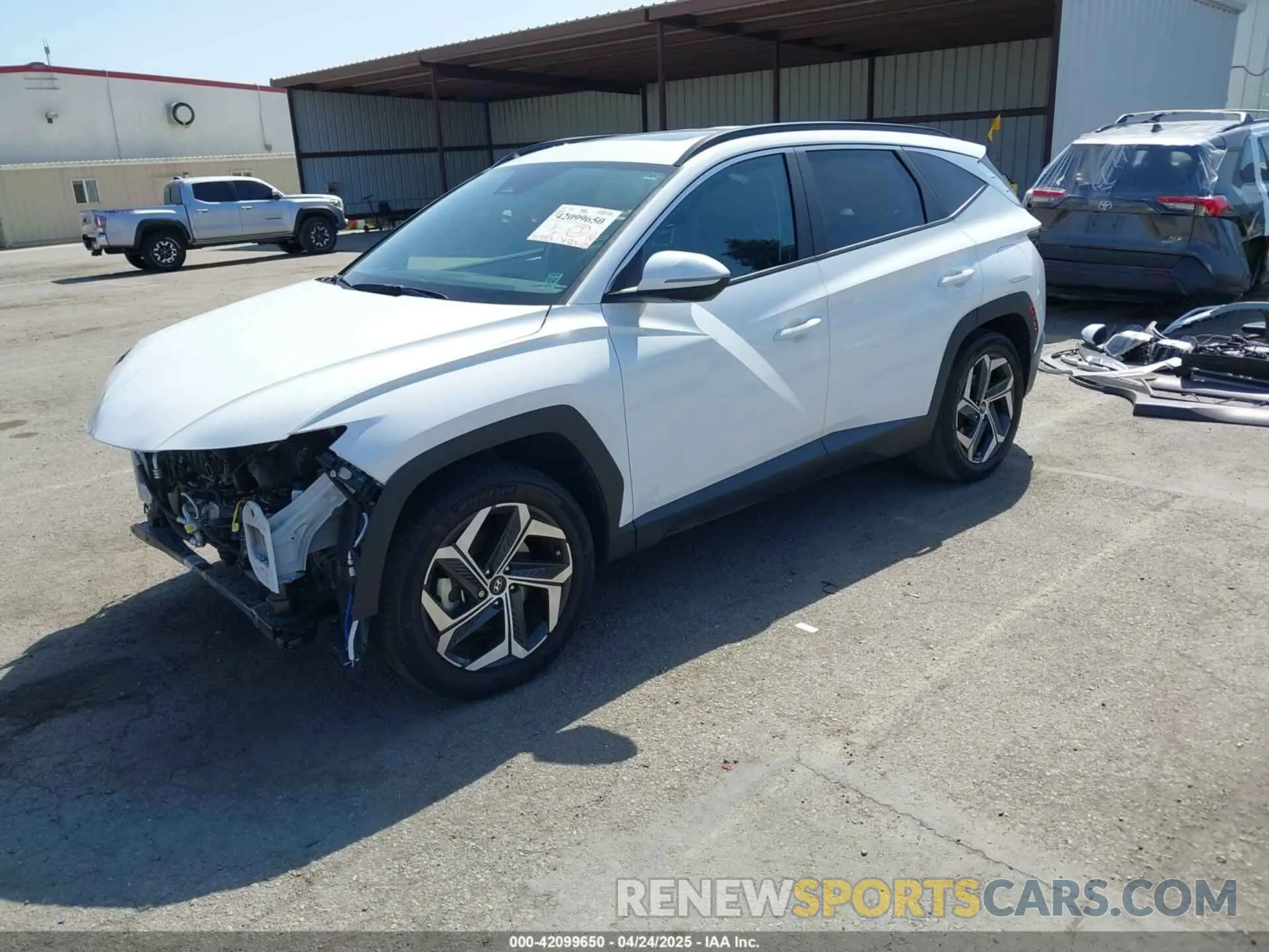 2 Photograph of a damaged car 5NMJF3AE1PH187998 HYUNDAI TUCSON 2023