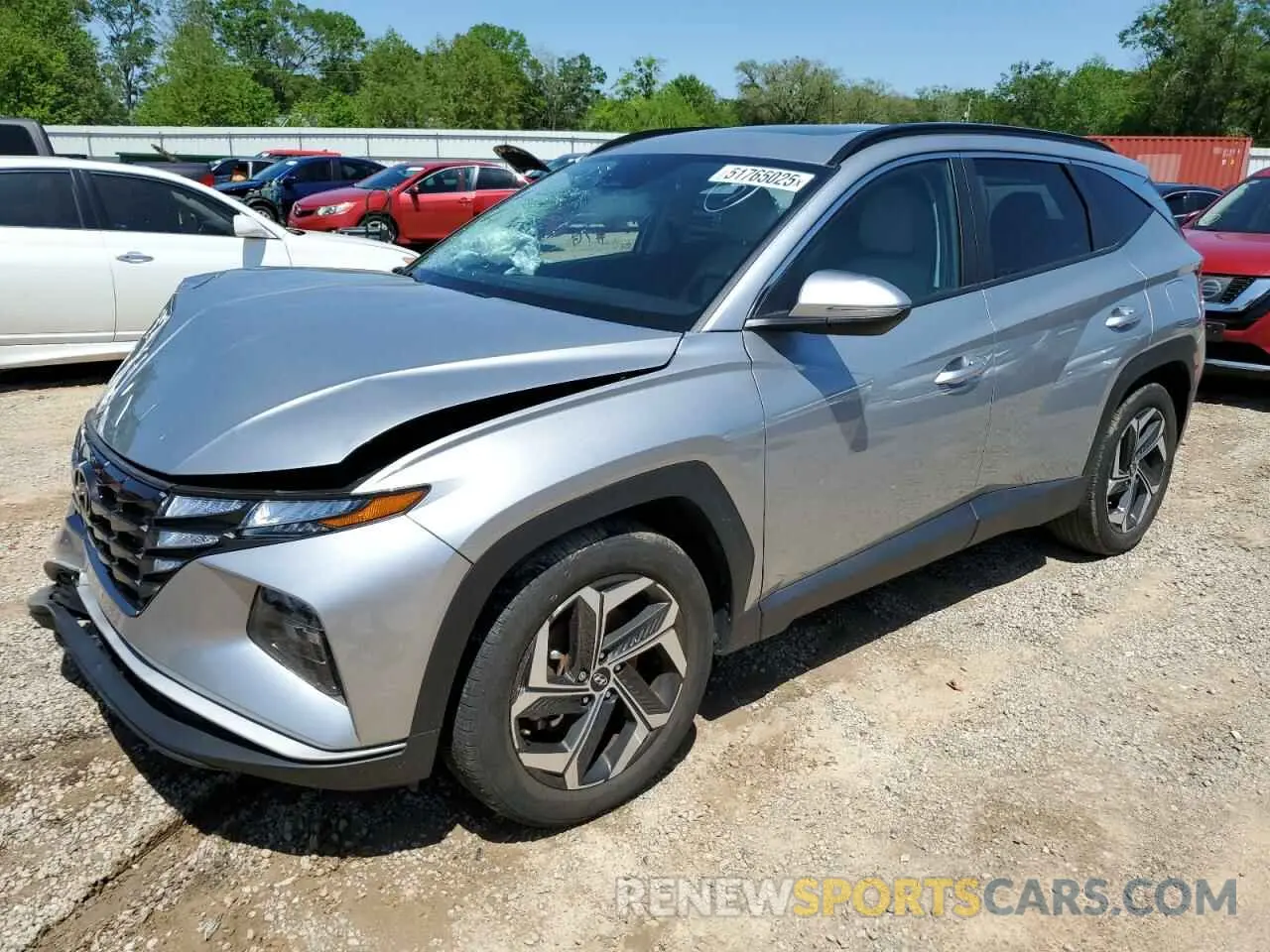 1 Photograph of a damaged car 5NMJF3AE2PH269111 HYUNDAI TUCSON 2023