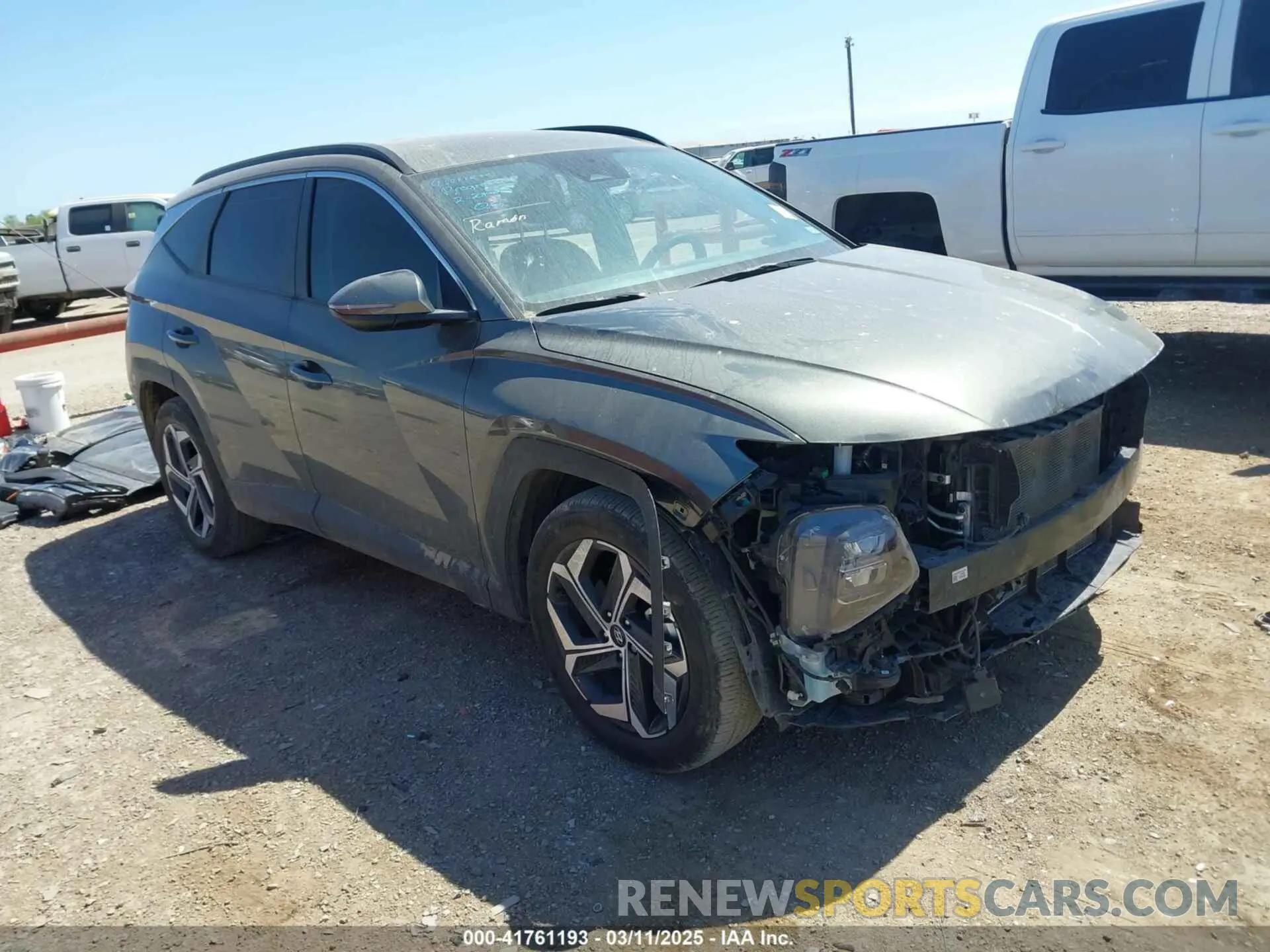 1 Photograph of a damaged car 5NMJF3AE4PH252519 HYUNDAI TUCSON 2023