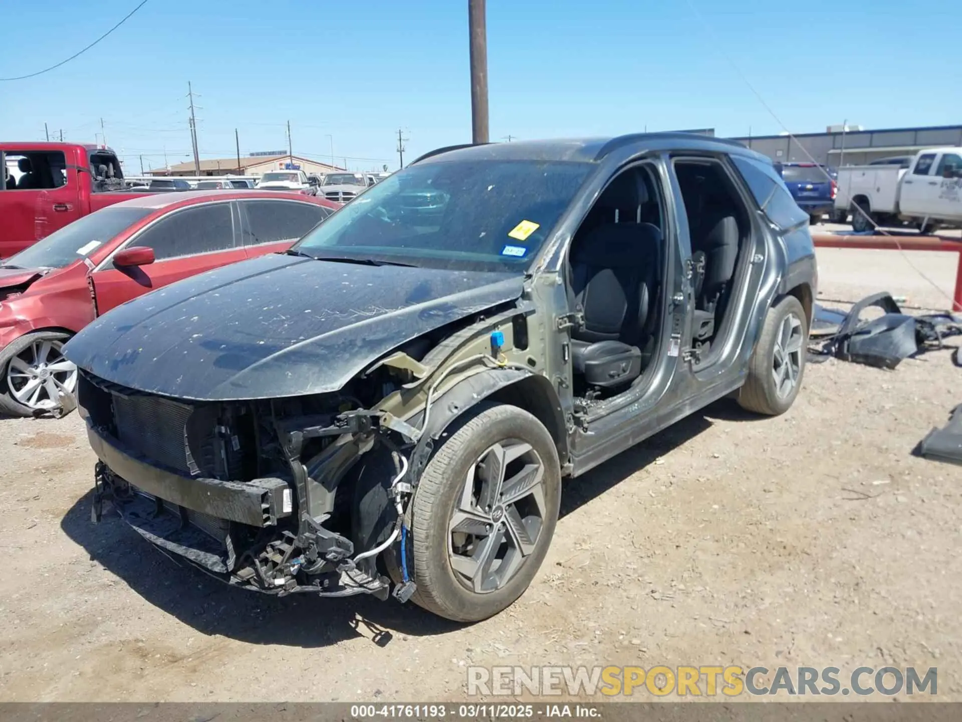 2 Photograph of a damaged car 5NMJF3AE4PH252519 HYUNDAI TUCSON 2023