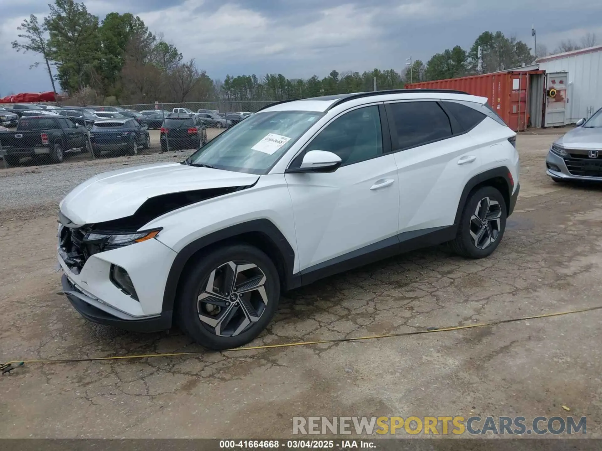 2 Photograph of a damaged car 5NMJF3AE4PH257882 HYUNDAI TUCSON 2023
