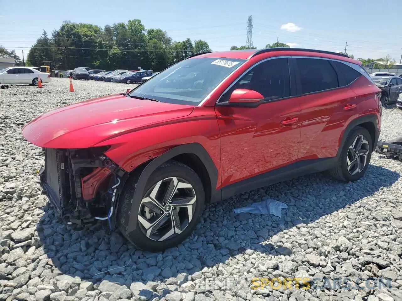 1 Photograph of a damaged car 5NMJF3AE6PH223443 HYUNDAI TUCSON 2023