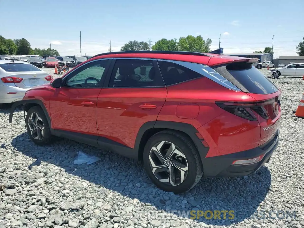 2 Photograph of a damaged car 5NMJF3AE6PH223443 HYUNDAI TUCSON 2023