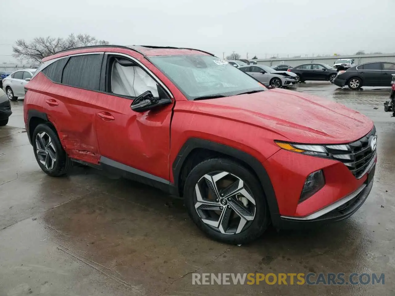 4 Photograph of a damaged car 5NMJF3AE7PH229865 HYUNDAI TUCSON 2023