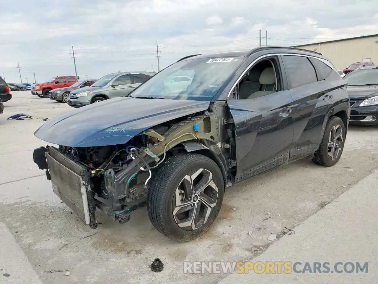 1 Photograph of a damaged car 5NMJF3AE7PH259741 HYUNDAI TUCSON 2023