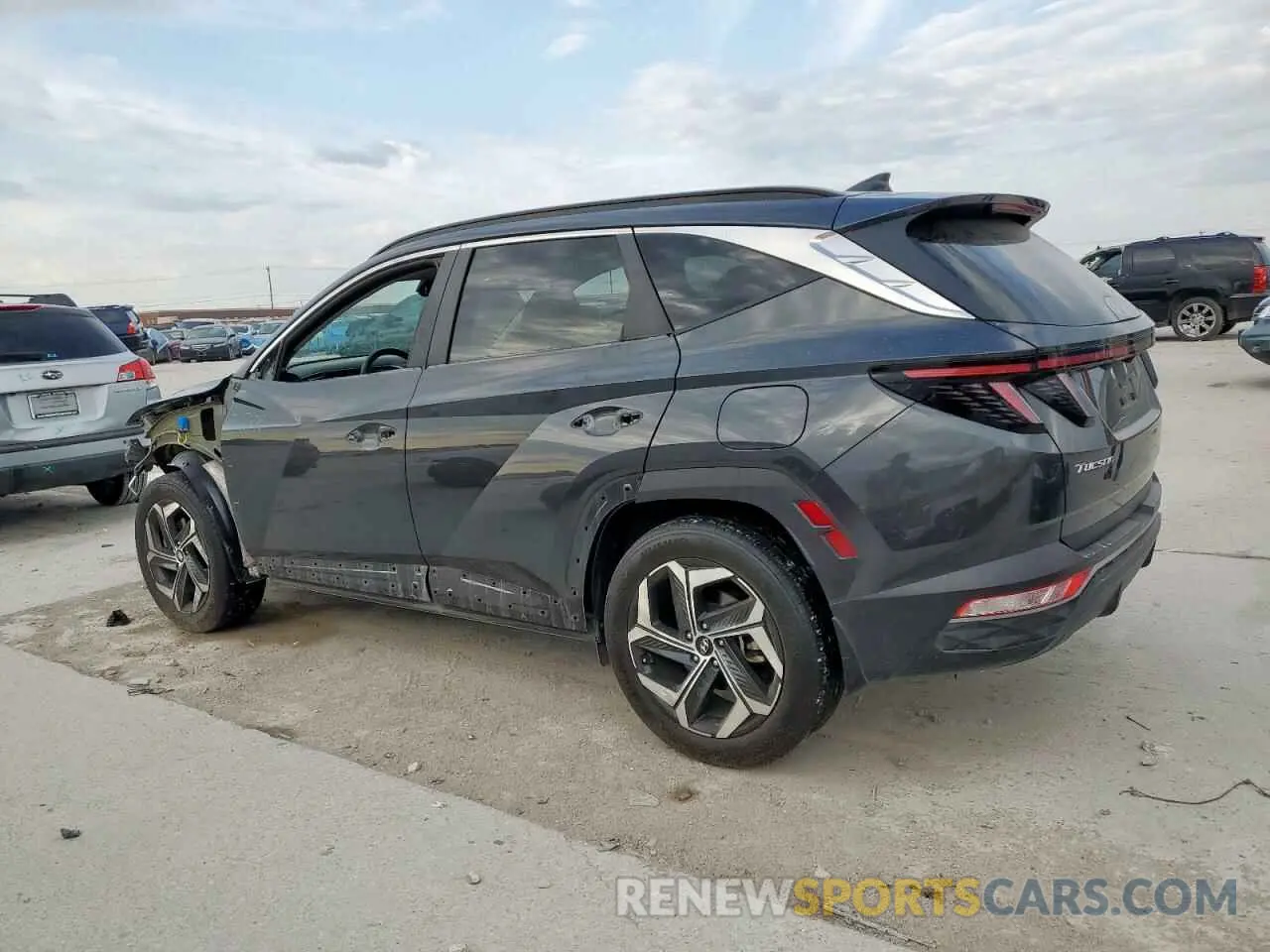 2 Photograph of a damaged car 5NMJF3AE7PH259741 HYUNDAI TUCSON 2023