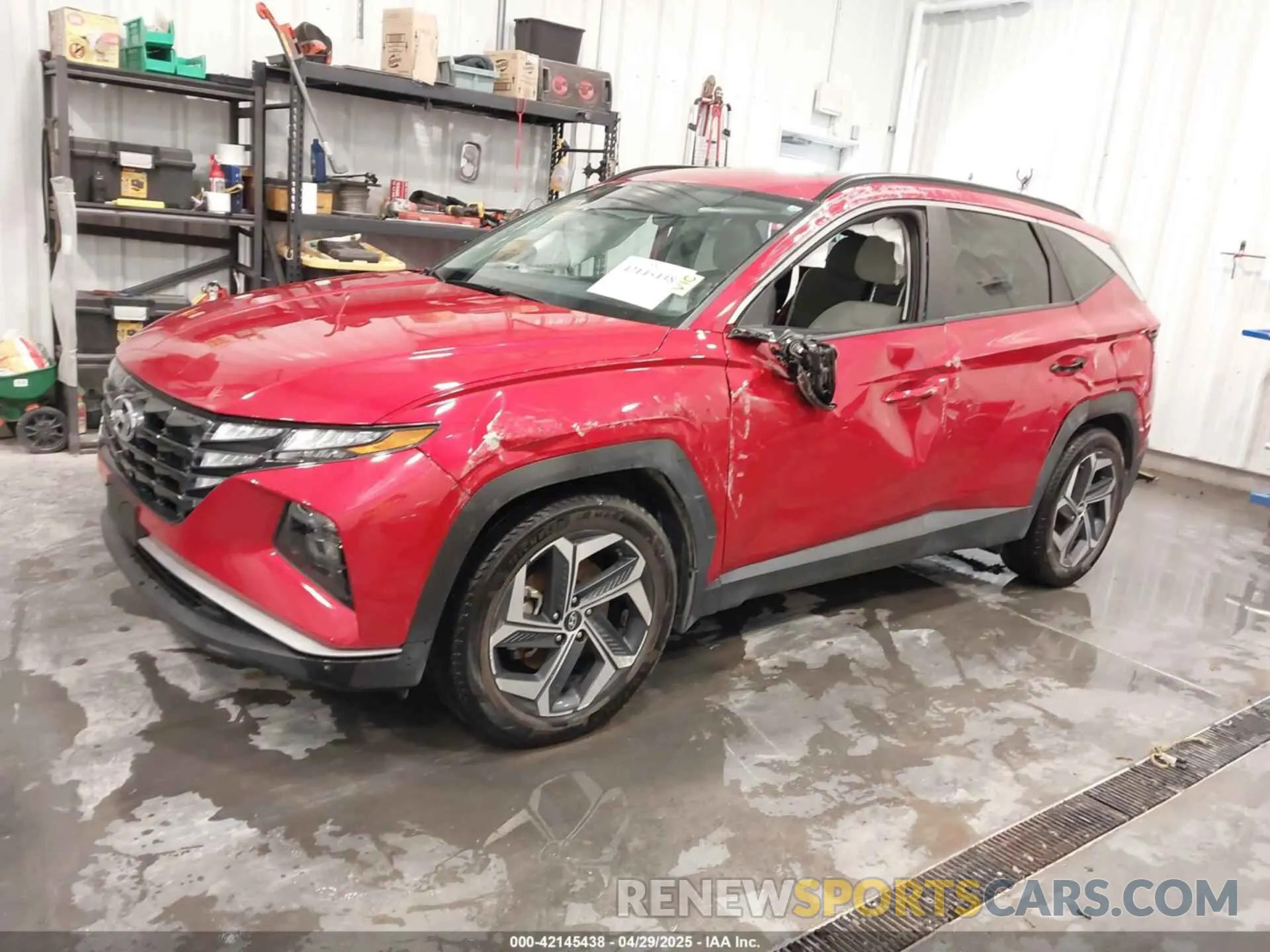 2 Photograph of a damaged car 5NMJF3AE8PH186380 HYUNDAI TUCSON 2023
