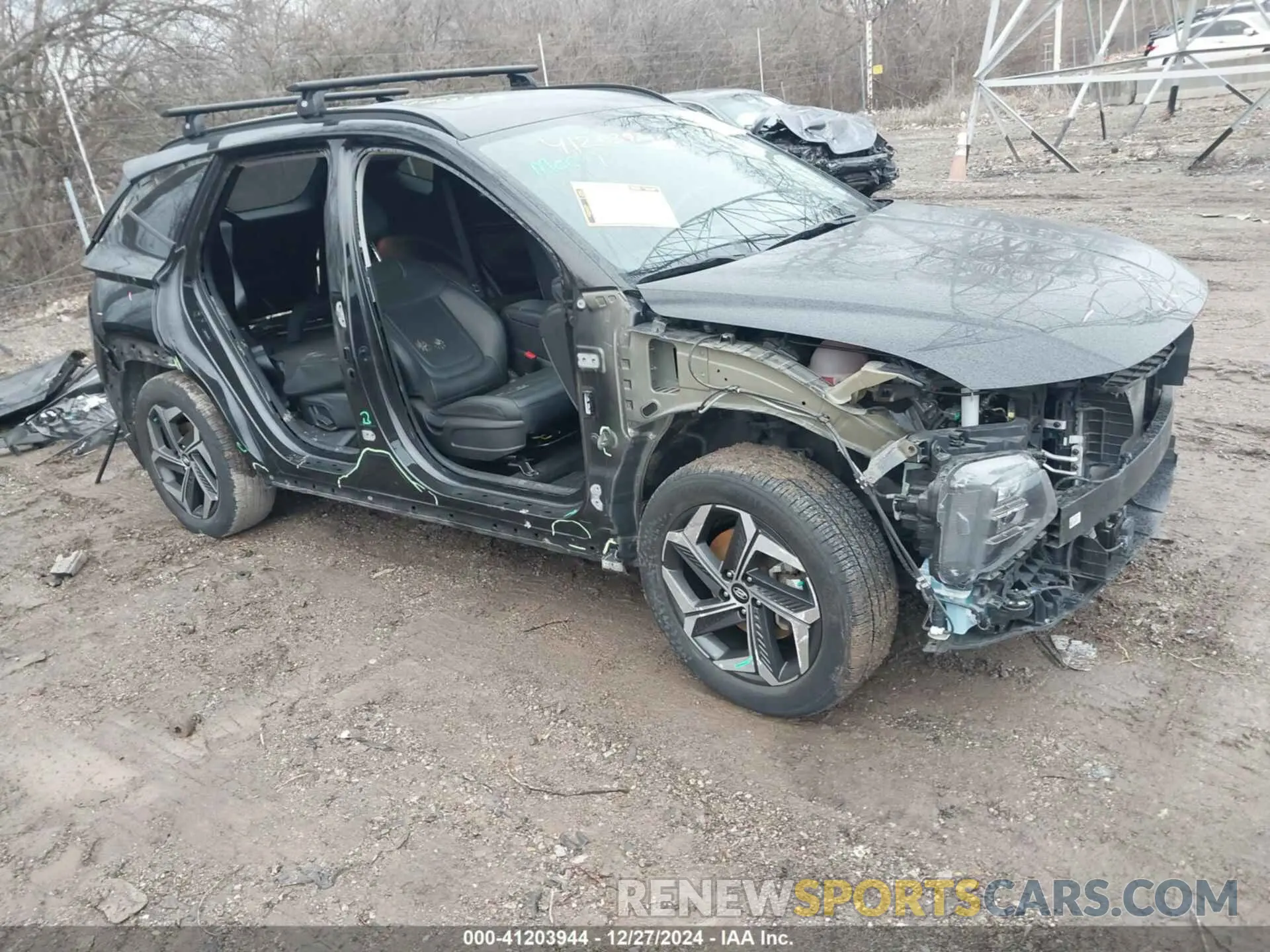 1 Photograph of a damaged car 5NMJF3AE8PH194463 HYUNDAI TUCSON 2023
