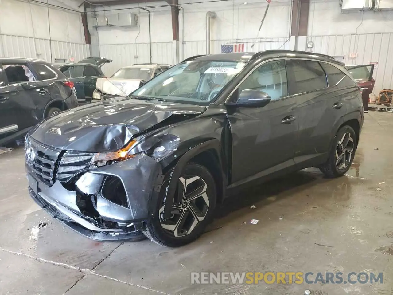 1 Photograph of a damaged car 5NMJF3AE9PH228264 HYUNDAI TUCSON 2023