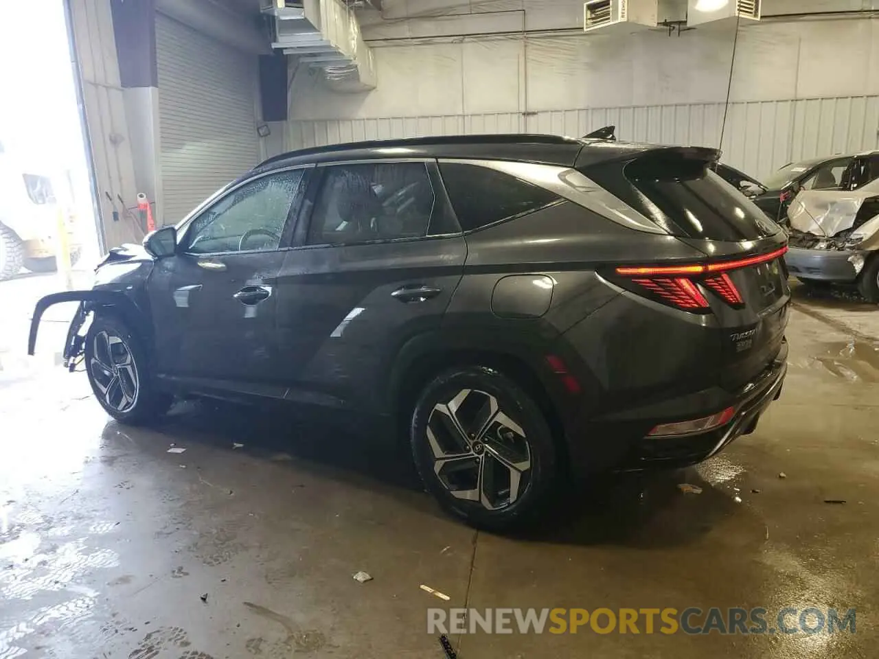 2 Photograph of a damaged car 5NMJF3AE9PH228264 HYUNDAI TUCSON 2023