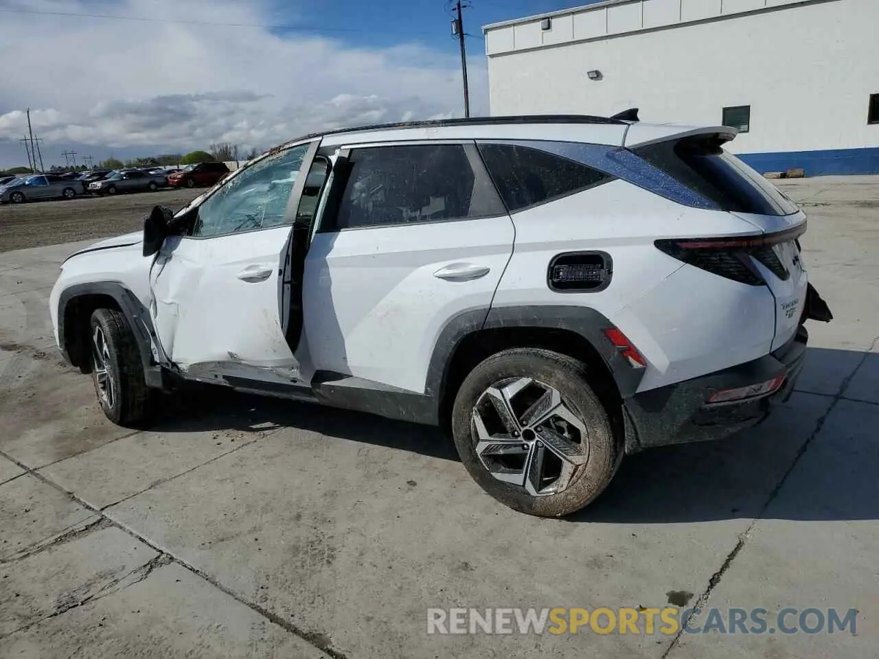 2 Photograph of a damaged car 5NMJF3AE9PH285841 HYUNDAI TUCSON 2023