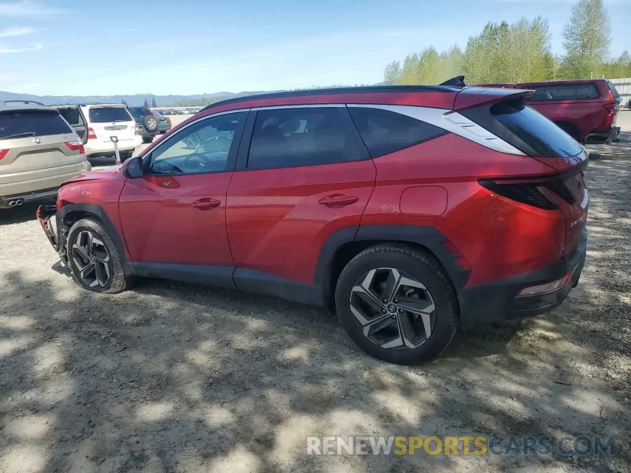 2 Photograph of a damaged car 5NMJFCAE0PH173669 HYUNDAI TUCSON 2023