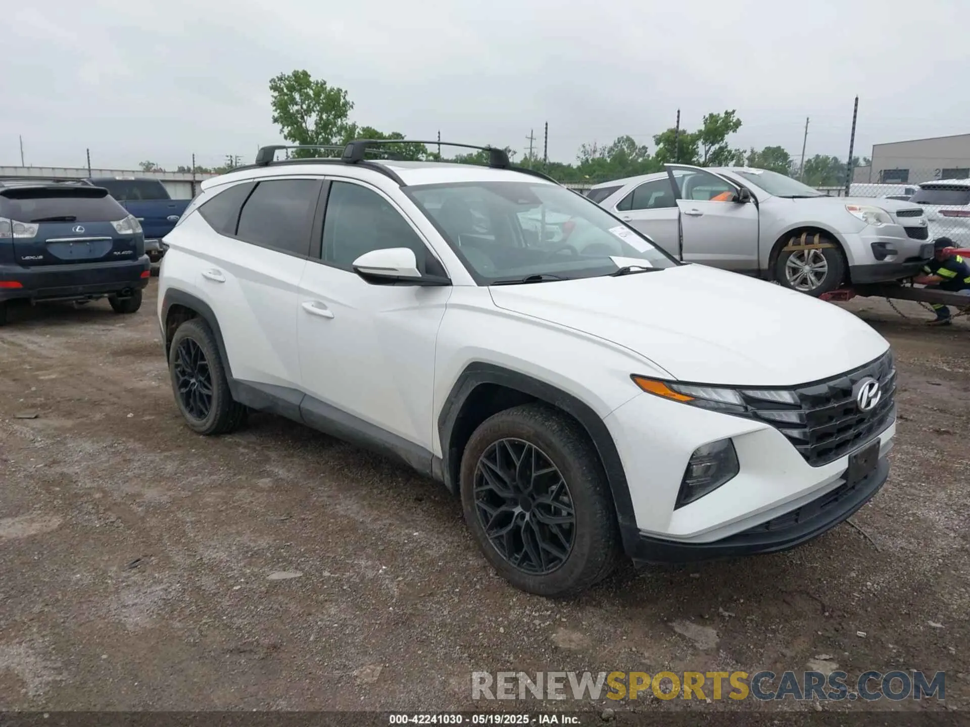 1 Photograph of a damaged car 5NMJFCAE0PH197194 HYUNDAI TUCSON 2023