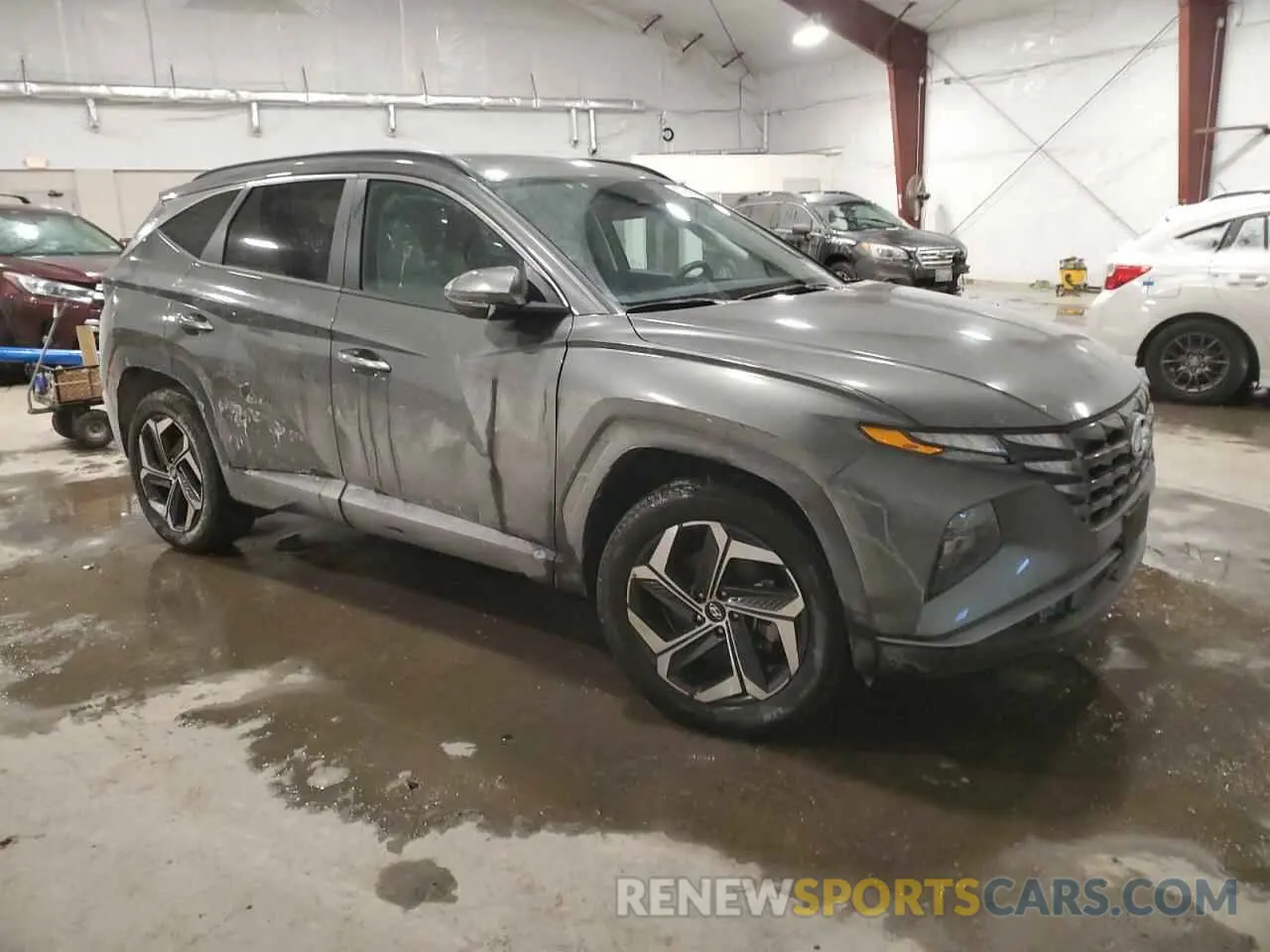 4 Photograph of a damaged car 5NMJFCAE1PH229635 HYUNDAI TUCSON 2023