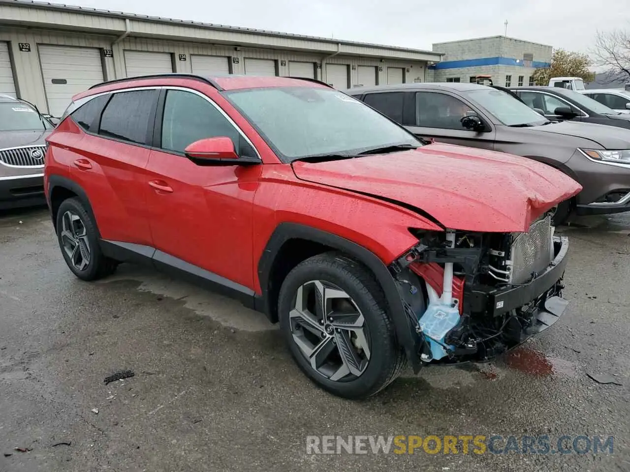4 Photograph of a damaged car 5NMJFCAE2PH256990 HYUNDAI TUCSON 2023