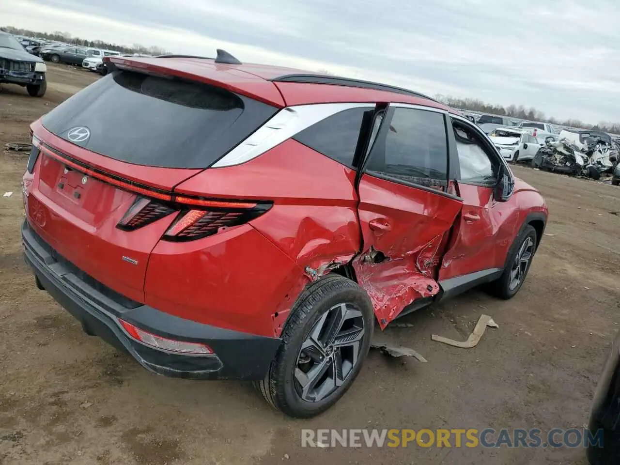 3 Photograph of a damaged car 5NMJFCAE2PH264958 HYUNDAI TUCSON 2023