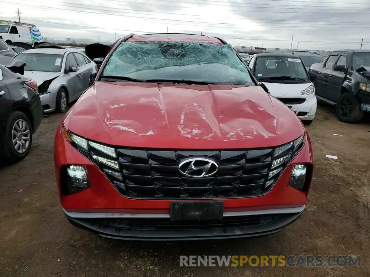 5 Photograph of a damaged car 5NMJFCAE2PH264958 HYUNDAI TUCSON 2023