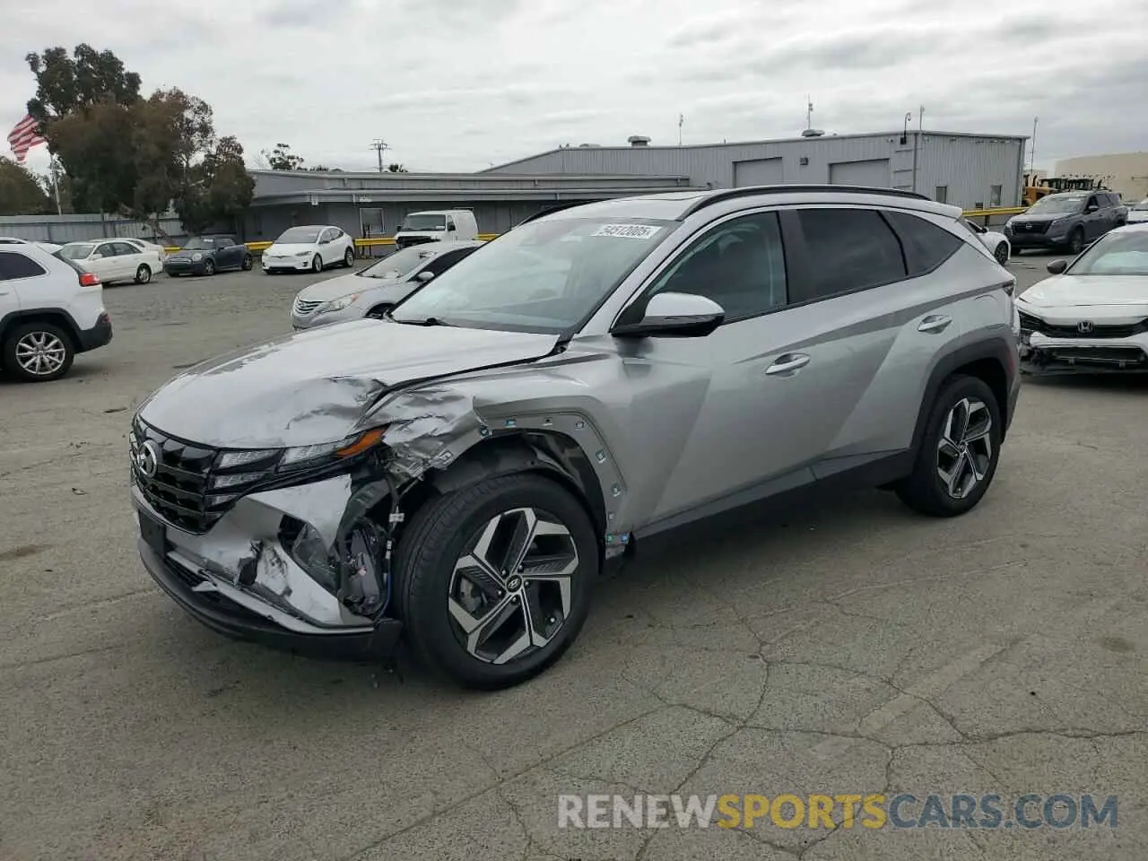 1 Photograph of a damaged car 5NMJFCAE2PH269898 HYUNDAI TUCSON 2023