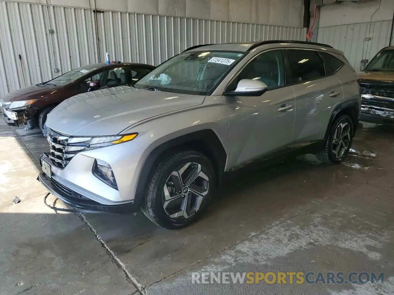 1 Photograph of a damaged car 5NMJFCAE4PH177319 HYUNDAI TUCSON 2023