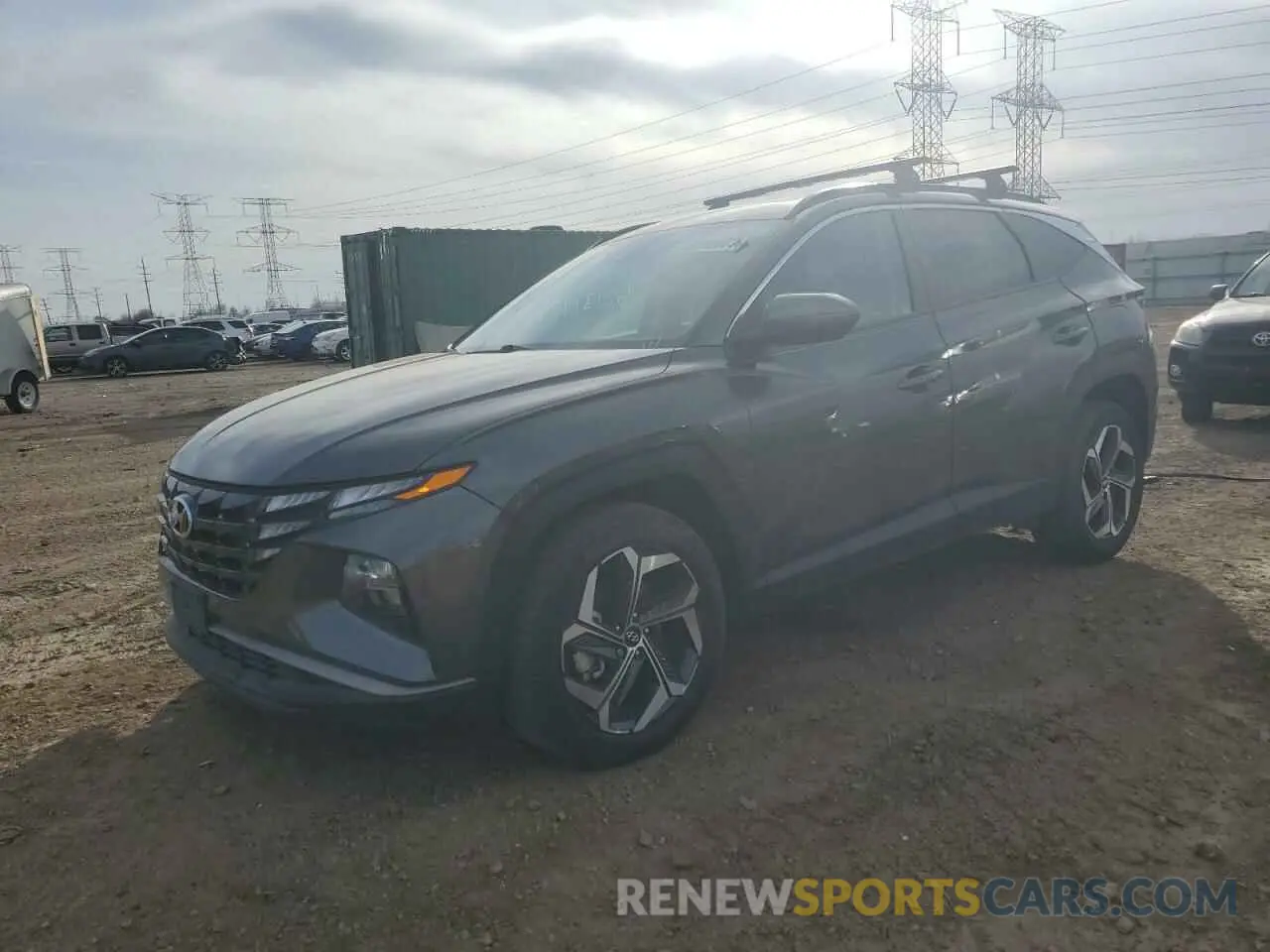1 Photograph of a damaged car 5NMJFCAE4PH194931 HYUNDAI TUCSON 2023