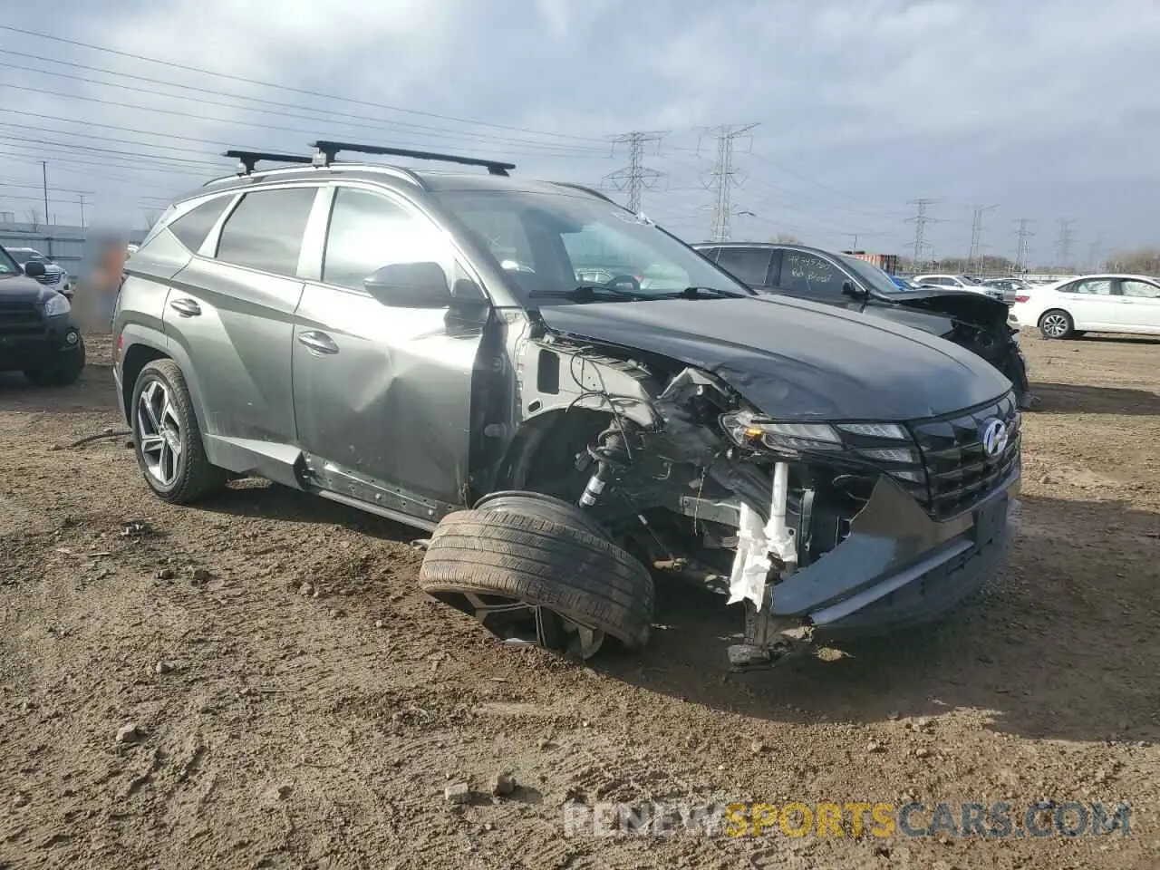 4 Photograph of a damaged car 5NMJFCAE4PH194931 HYUNDAI TUCSON 2023