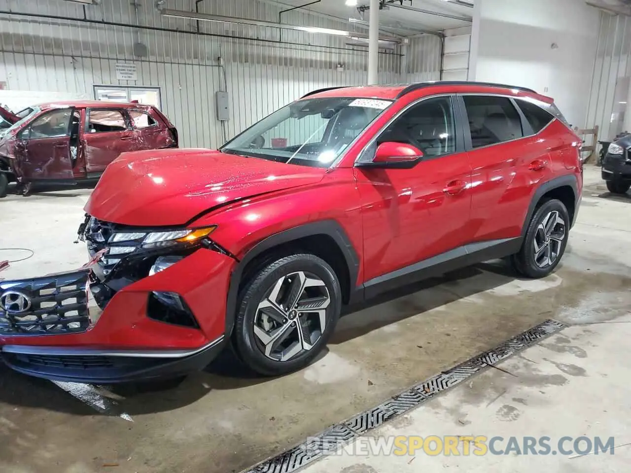 1 Photograph of a damaged car 5NMJFCAE4PH212716 HYUNDAI TUCSON 2023