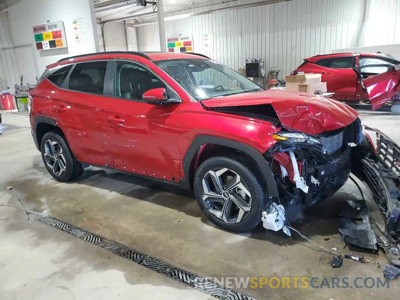 4 Photograph of a damaged car 5NMJFCAE4PH212716 HYUNDAI TUCSON 2023