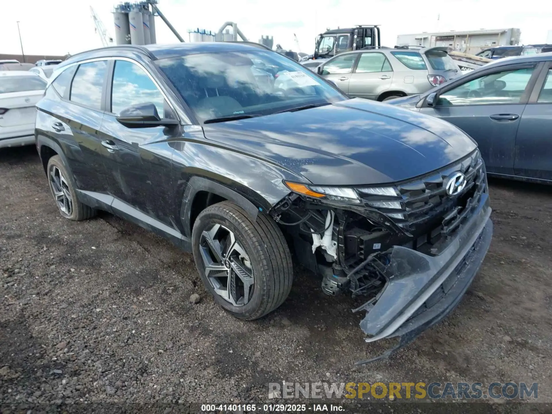 1 Photograph of a damaged car 5NMJFCAE5PH267661 HYUNDAI TUCSON 2023