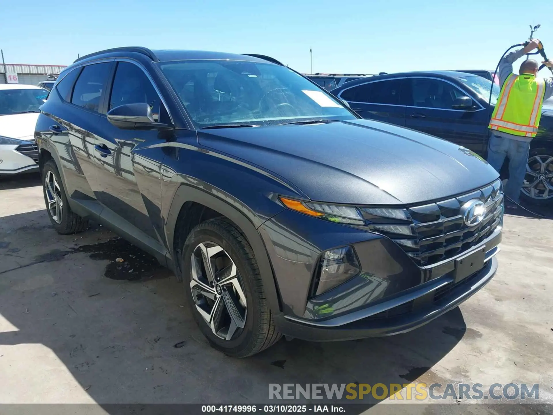 1 Photograph of a damaged car 5NMJFCAE6PH187852 HYUNDAI TUCSON 2023