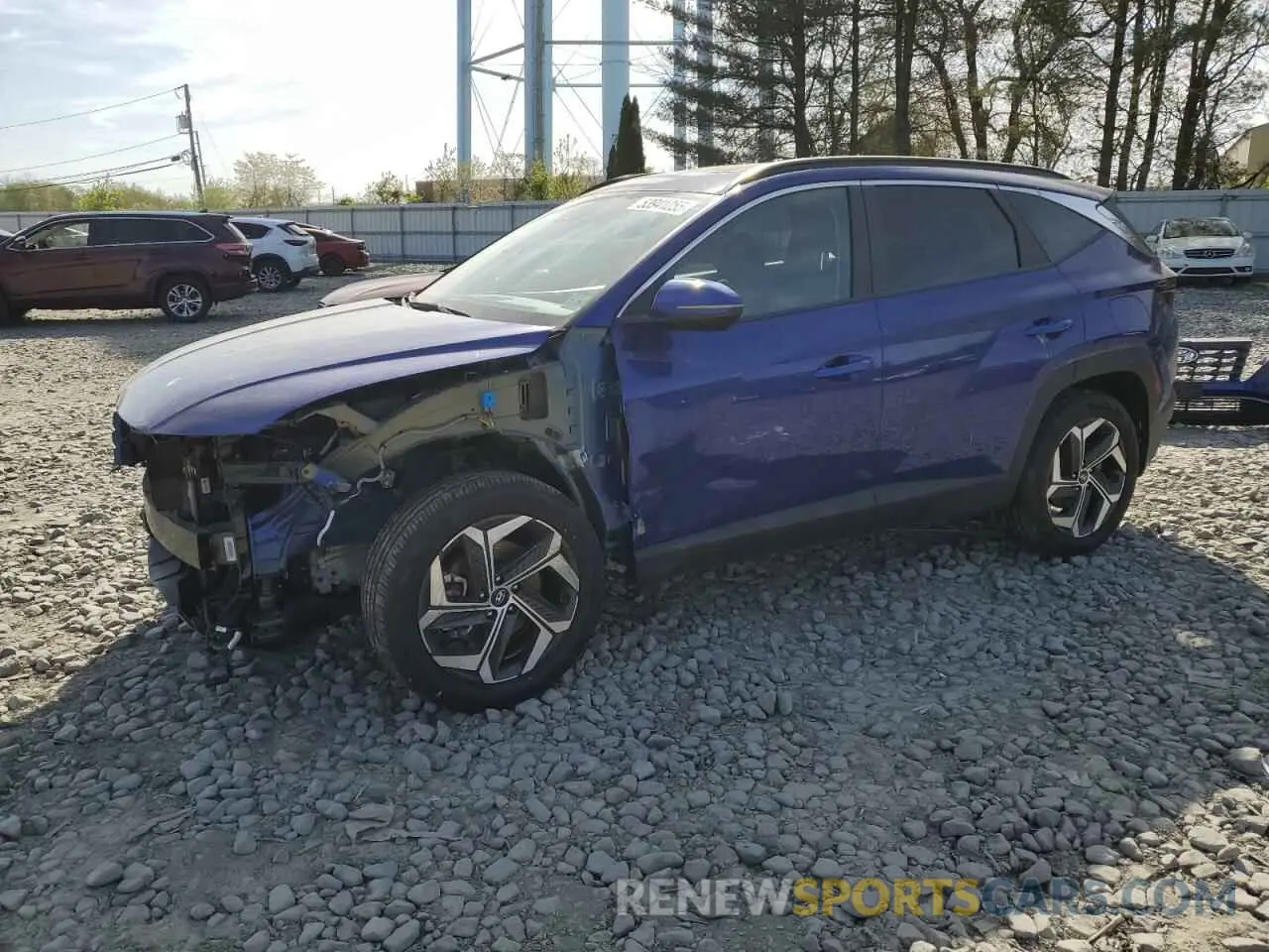 1 Photograph of a damaged car 5NMJFCAE6PH206545 HYUNDAI TUCSON 2023