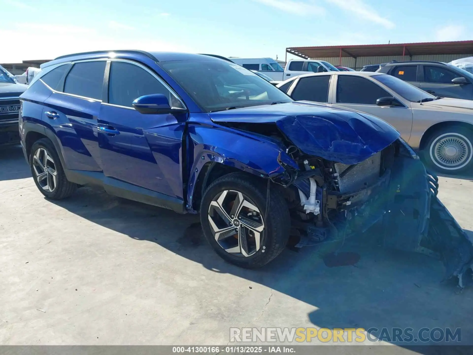 1 Photograph of a damaged car 5NMJFCAE7PH205484 HYUNDAI TUCSON 2023