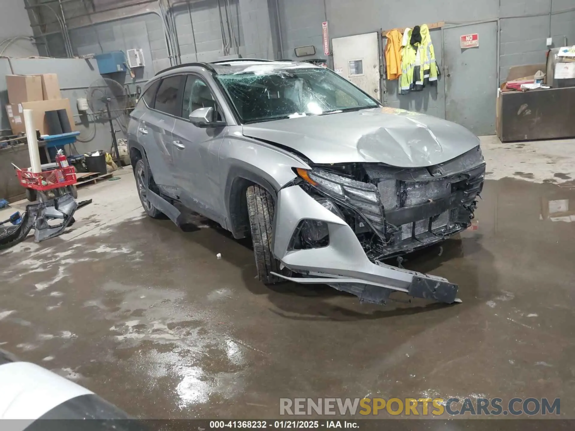 1 Photograph of a damaged car 5NMJFCAE7PH281948 HYUNDAI TUCSON 2023
