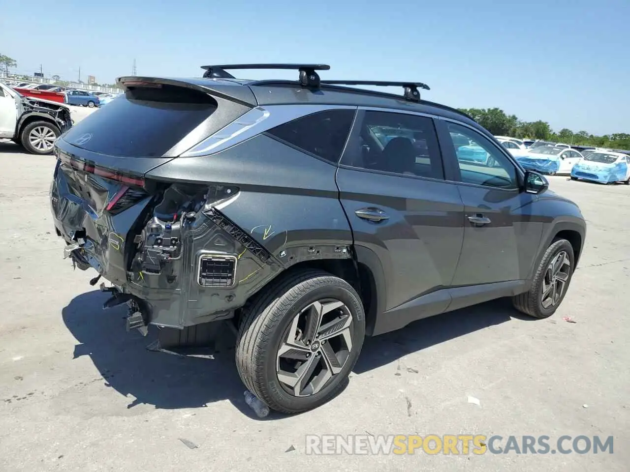 3 Photograph of a damaged car 5NMJFCAE8PH199842 HYUNDAI TUCSON 2023