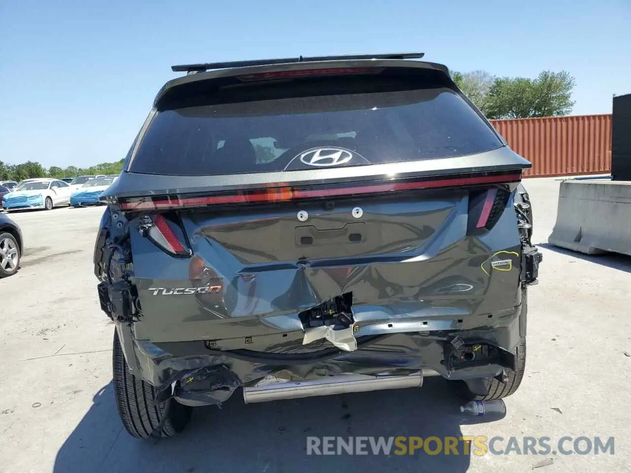 6 Photograph of a damaged car 5NMJFCAE8PH199842 HYUNDAI TUCSON 2023