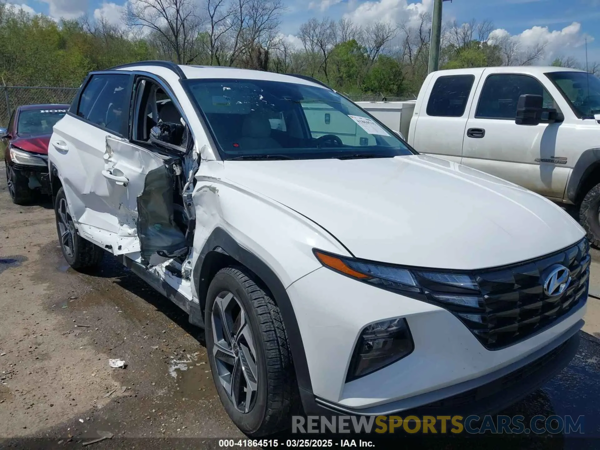 1 Photograph of a damaged car 5NMJFCAE8PH235724 HYUNDAI TUCSON 2023