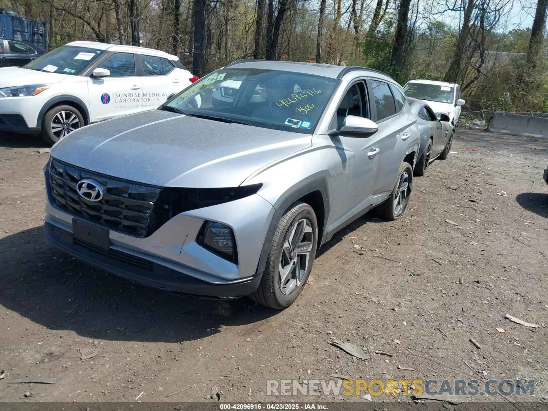 2 Photograph of a damaged car 5NMJFCAE8PH256184 HYUNDAI TUCSON 2023